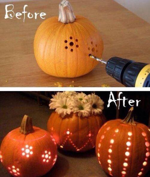 Drilled Pumpkins!