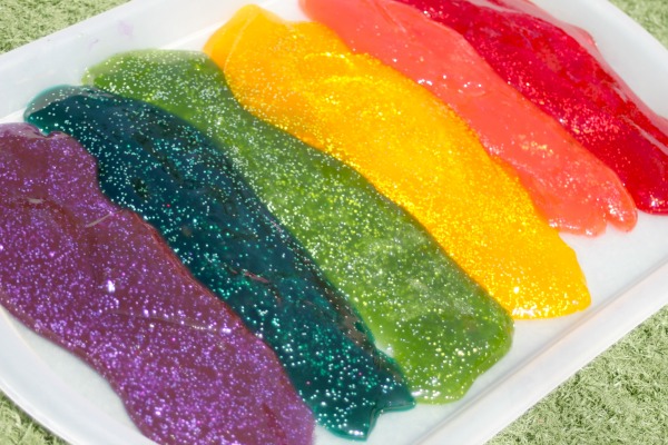 How To Make Rainbow Glitter Slime