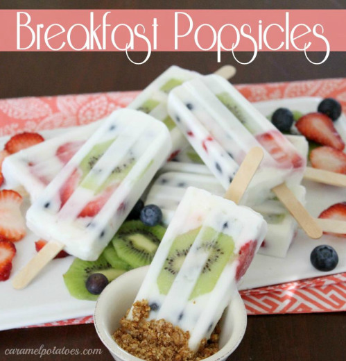 Popsicle, Breakfast, Healthy Kids, Fruit and Yogurt
